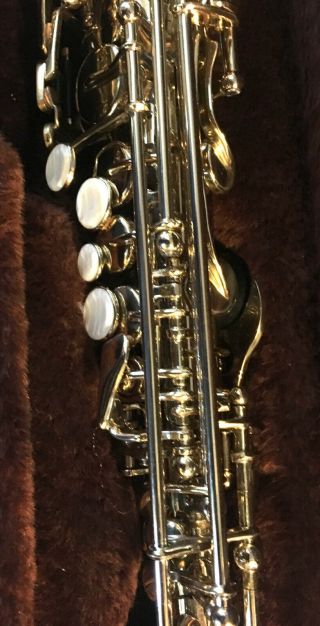 VINTAGE CURVED SOPRANO SAXOPHONE UNMARKED RECENTLY LISTED 4