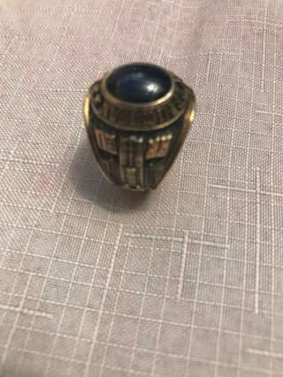 Ring 10 K Gold University Of Michigan 1966 There Is A Name Legacki 20.  5 G Size11