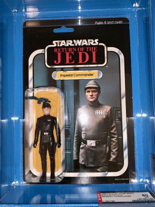 Vintage Palitoy Star Wars Moc Rotj Imperial Commander Afa 80 1983