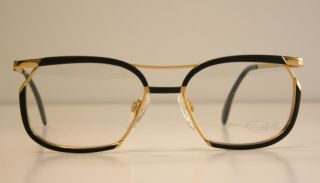 Cazal Vintage Eyeglasses - Nos - Model 243 - Col 302 - Gold,  Black