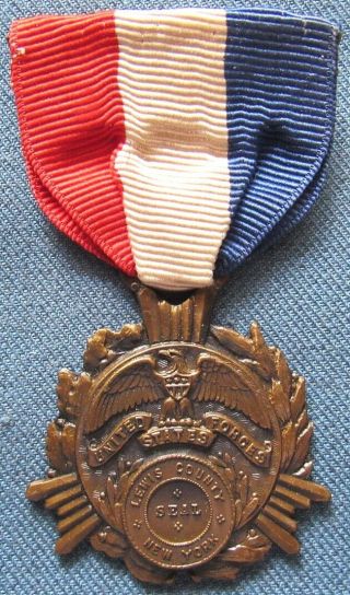 Lewis County,  Ny Wwi Service Medal
