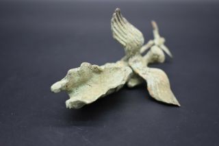 Ancient Roman style bronze Angel of Victory figurine 5
