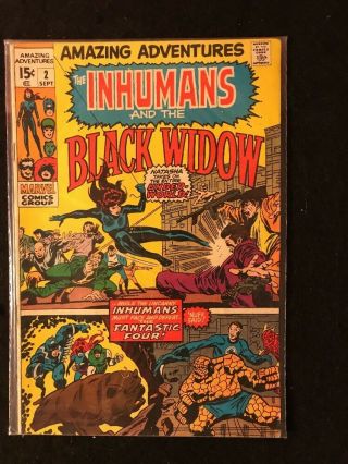 Vintage Marvel Comics Adventures Featuring The Inhumans 1,  2,  3,  4,  5,  6,  7, 3