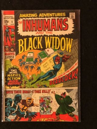 Vintage Marvel Comics Adventures Featuring The Inhumans 1,  2,  3,  4,  5,  6,  7, 5