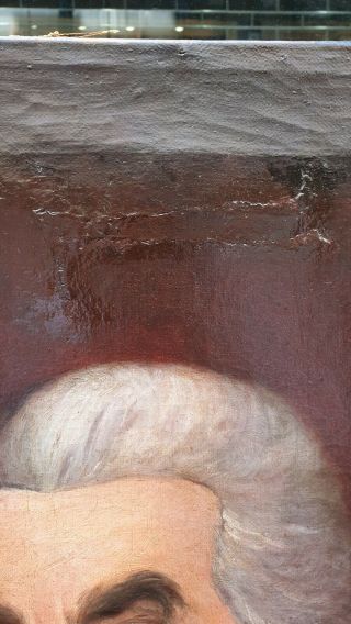 18th Century Georgian Oil Portrait Painting 1800s Gentleman 2 Restore 8