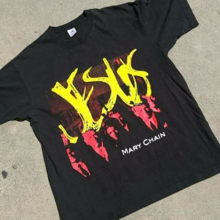 Vtg 1992 Jesus & Mary Chain T - Shirt Sz Xl Rollercoaster Honeys Dead Shoegaze 90s