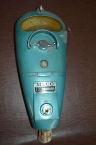 Mi - Co Parking Meter Keys And Coin Cup Vintage