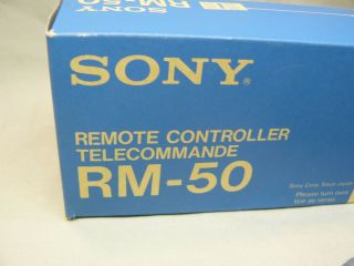 Vintage Sony RM - 50 Telecommande Remote Controller 2