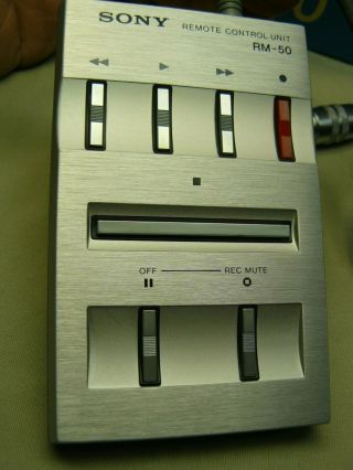 Vintage Sony RM - 50 Telecommande Remote Controller 4