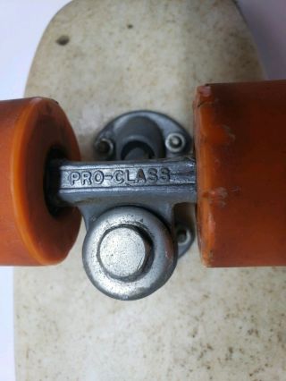 ☆ RARE 1970 ' s Vintage Pro Class Skateboard Fiberglass Dogtown Zephyr 7