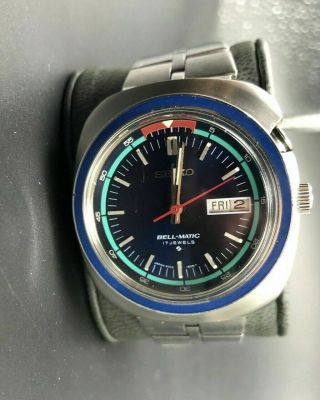 Vintage 1974 Seiko 4006 - 6027 Bellmatic Mechanical Alarm Watch
