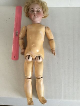 Vintage Doll 1279 Germany Halbig S&H 8 With Open/close Eyes And 2 Teeth 6