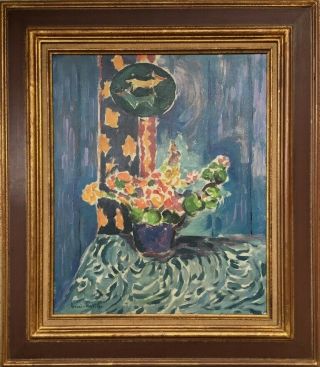 Henri Matisse Signed Antique Oil / Canvas Painting French?