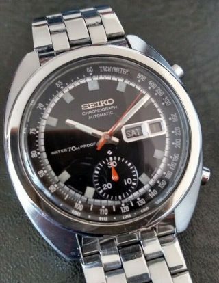 Vintage Seiko 6139 - 6011 Automatic Chronograph Wristwatch - Men’s - 1970’s