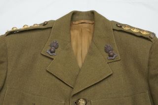 WW2 Canadian RCA Officers Service Dress Jacket Named with Papers and Trousers 4
