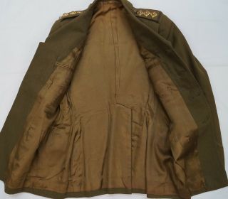 WW2 Canadian RCA Officers Service Dress Jacket Named with Papers and Trousers 7