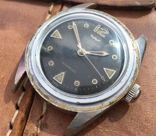 Vintage Waltham Blancpain Bathyscaphe Mc4 Divers Watch