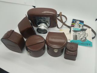 Vintage Voigtlander Prominent Camera Ultron,  Dynaron,  Turnit,  Skoparon,  Filter