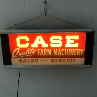 Case Tractors Dealer Sign Antique RARE 2