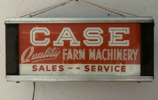 Case Tractors Dealer Sign Antique RARE 3