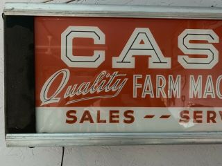 Case Tractors Dealer Sign Antique RARE 5