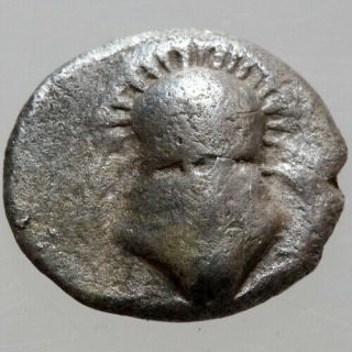 Ancient Greek Coin Mesembria,  Thrace,  Silver Ar Hemiobol 450 - 350 Bc