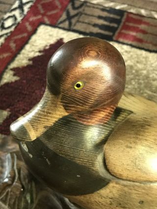 Tom Taber Vintage Duck Decoy Signed 2