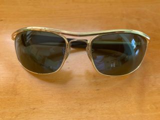 Vintage B&l Ray Ban Olympian I Deluxe Easy Rider Wrap L0255 Sunglasses & Case.