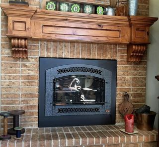 Fireplace Mantel Vintage Shelf Victorian Craftsman Corbels Floating Rustic