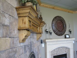 Fireplace Mantel Vintage Shelf Victorian Craftsman Corbels Floating Rustic 3