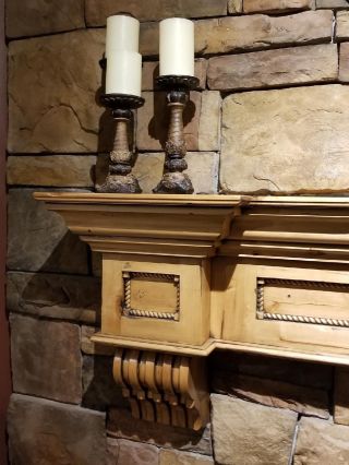 Fireplace Mantel Vintage Shelf Victorian Craftsman Corbels Floating Rustic 7