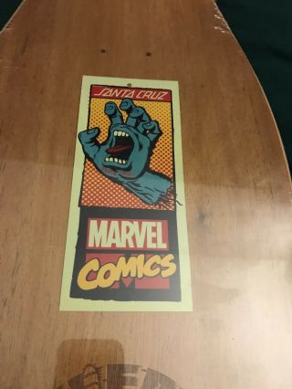 Marvel Comics Avengers Santa Cruz Skateboard Deck 11