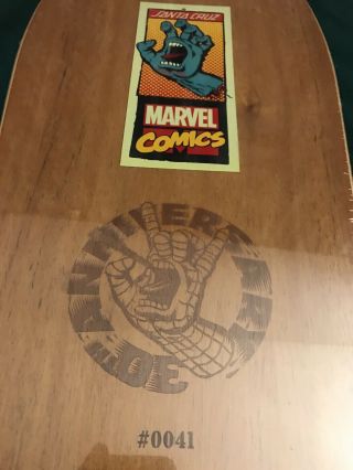 Marvel Comics Avengers Santa Cruz Skateboard Deck 3