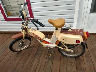 1980 Amf Deluxe Roadmaster Xl Harley Davidson Scooter Moped Vintage Rare