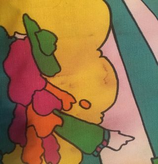 VINTAGE FOUR PANELS PETER MAX PSYCHEDELIC DRAPES 1970s - RARE 4