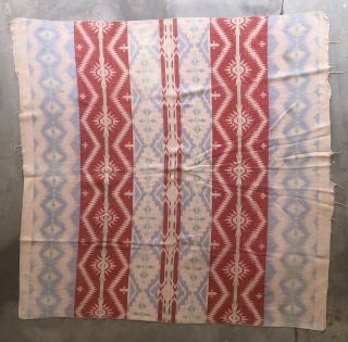Unknown Vintage Antique Cotton Camp Southwest Trade Blanket Beacon Buell