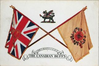 Ww1 Regimental Postcard,  ‘the Canadian Buffs’: 198th Battalion Cef
