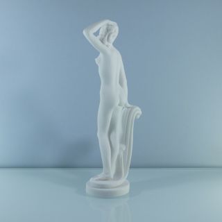 Ancient Greek Goddess Aphrodite Venus Alabaster Statue 12.  2 5