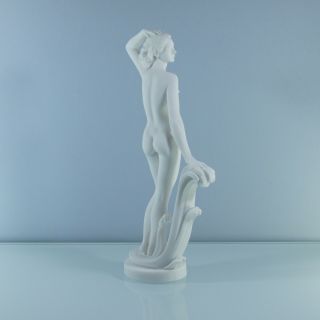 Ancient Greek Goddess Aphrodite Venus Alabaster Statue 12.  2 6