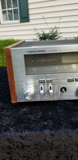 Vintage Realistic STA - 2080 Stereo Receiver 80 Watts per Channel 7