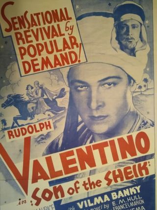 The Son of the Sheik 1930 ' sR Vintage 1 - Sheet Poster 27 
