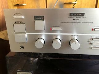 Pioneer A - 60 Stereo Integrated Amplifier Vintage 2