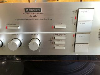 Pioneer A - 60 Stereo Integrated Amplifier Vintage 5