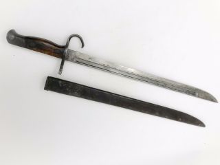 Japanese Wwii Vet Bring Back Arisaka Type 30 Bayonet Scabbard Hooked Quillon