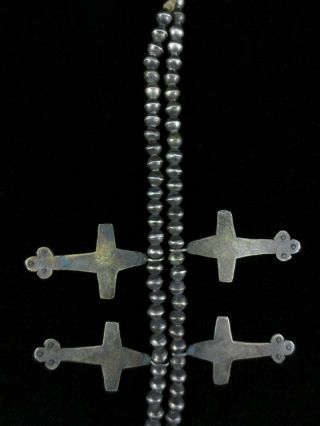 Antique Pueblo Cross Necklace 4
