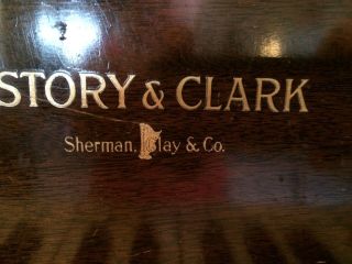 Story & Clark antique Grand Piano 1908 2