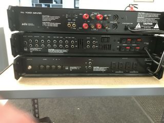 Vintage a/d/s Braun PA4 Amp,  A2 Integrated Amp,  and T2 Tuner/Controller Setup 2