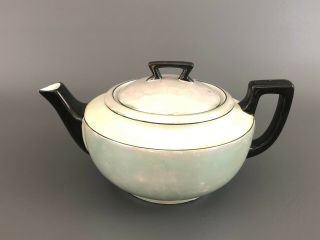 Ldb Co.  Bavaria,  Art Deco Porcelain Lusterware Teapot,  Germany Late 1920s,  1930s