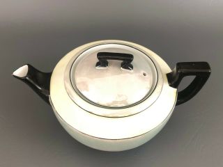 LDB Co.  Bavaria,  ART DECO porcelain lusterware teapot,  Germany late 1920s,  1930s 2