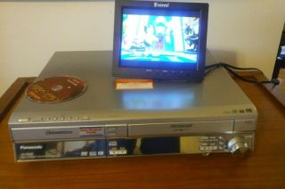Panasonic Dvd Vhs Home Theater Sa - Ht830v 5 Disc Rare 3 Way Combo Vtg